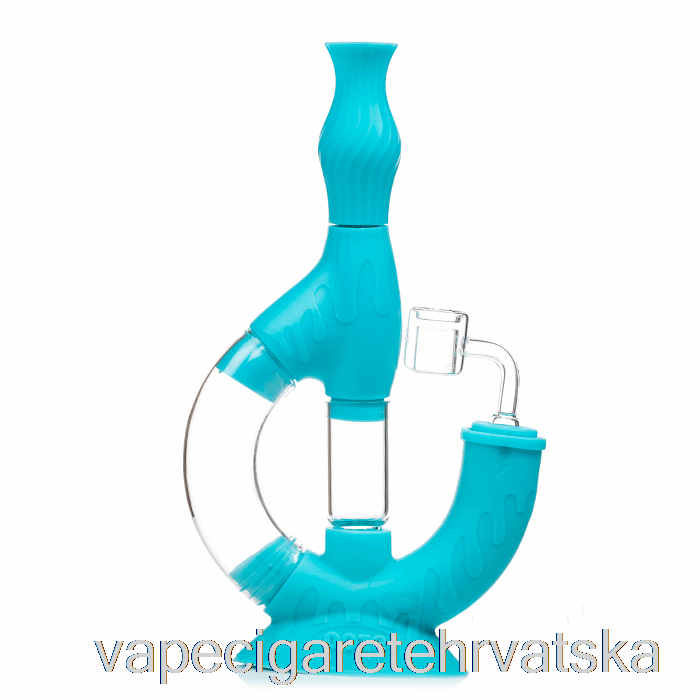 Vape Cigareta Ooze Echo Silikonska Cijev Za Vodu Aqua Teal (teal)